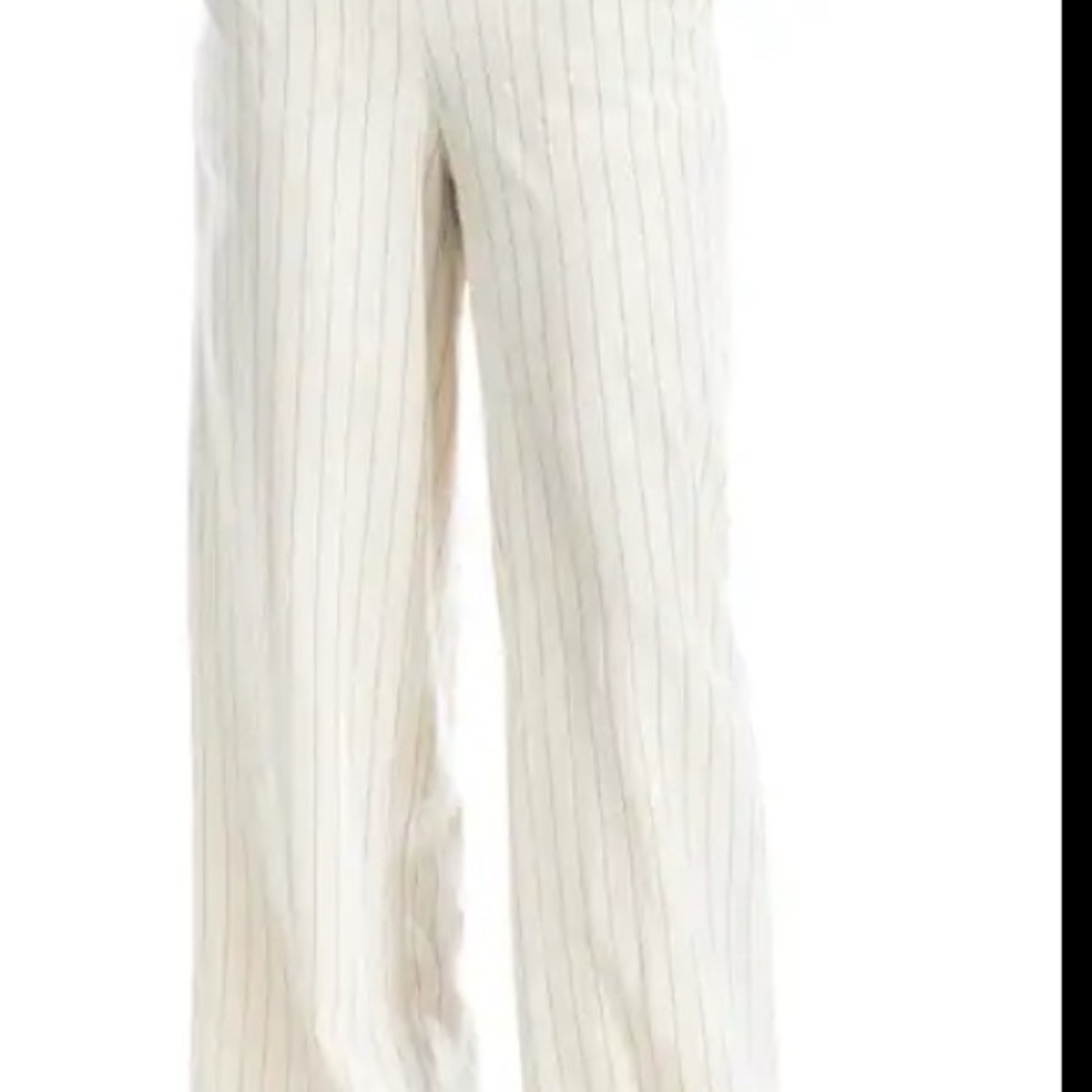 Max Studio Cream Wide Leg Pants